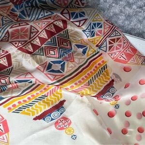 Multicolor silk scarf NEW